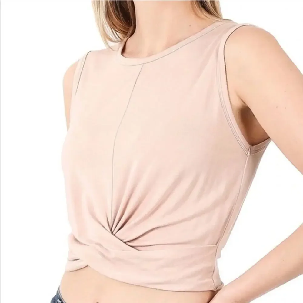 Alo Yoga Beige Tank Top Size Small